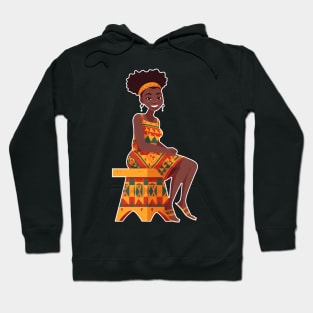 Melanin African Girl Hoodie